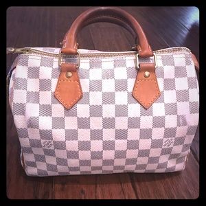 Louis Vuitton Damier Azul Speedy 25.